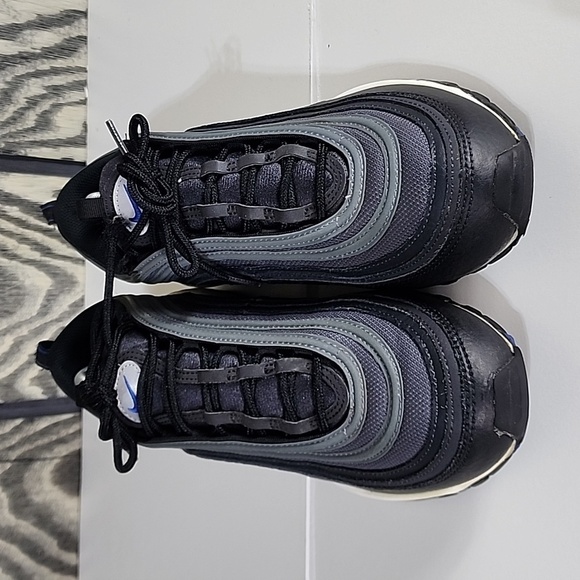 Nike Air Max 97 Black Racer Blue Men\'s DM9105-001 Running Shoes Size 11 main image 6